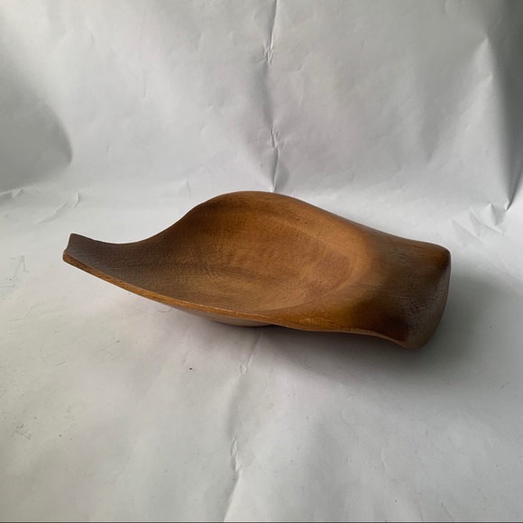 Vintage // 1970s Bentwood Petal Bowl Catchall - Picture 2 of 9